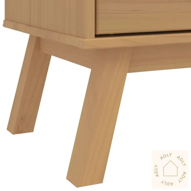 Garderobe Olden Brun 76,5X53X172 Cm Heltre Furu