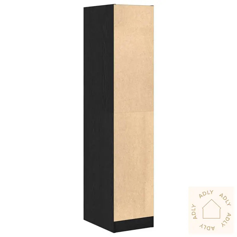 Apotekskap Svart Eik 30X41X144,5 Cm Konstruert Tre