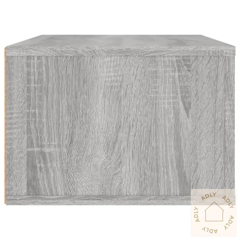 Hengende Tv-Benk Grå Sonoma 80X36X25 Cm Konstruert Tre