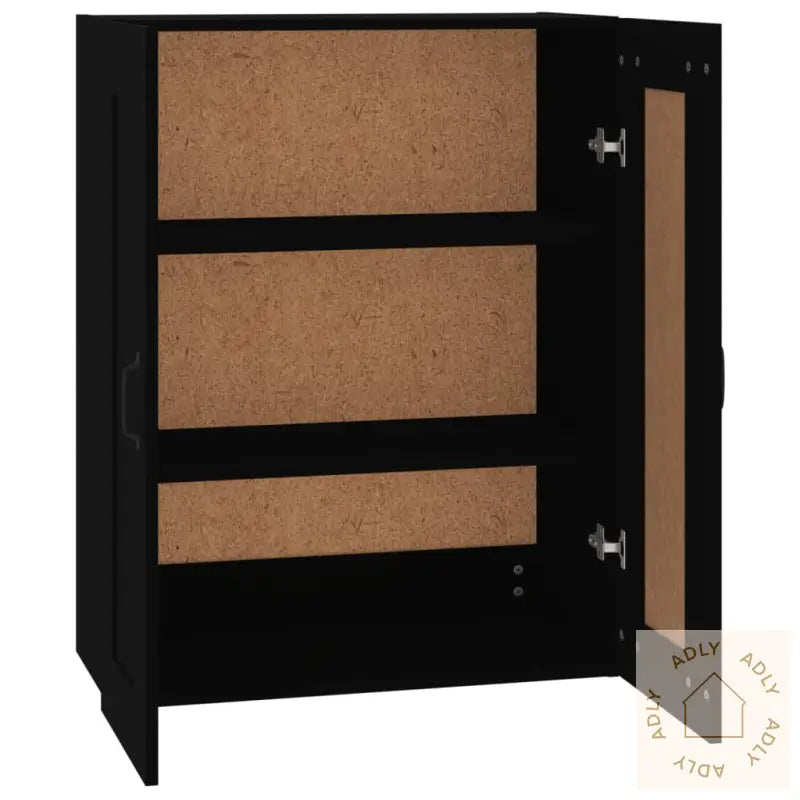 Hengende Veggskap Svart 69,5X32,5X90 Cm