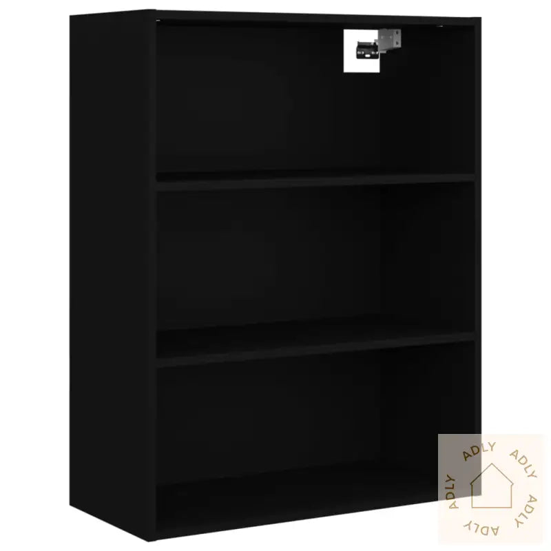 Hengende Veggskap Svart 69,5X32,5X90 Cm