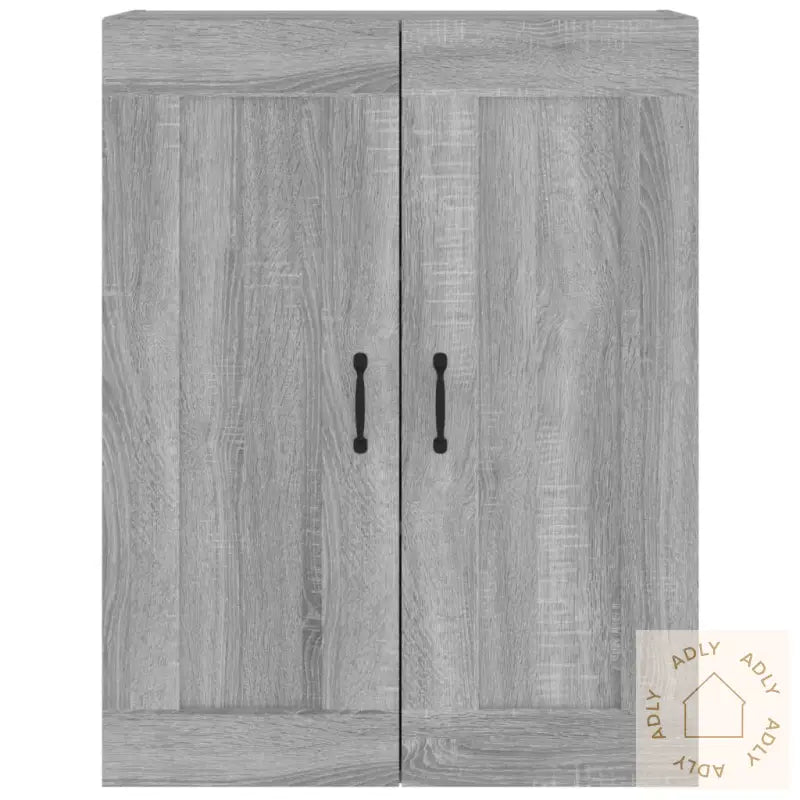 Hengende Veggskap Grå Sonoma 69,5X32,5X90 Cm