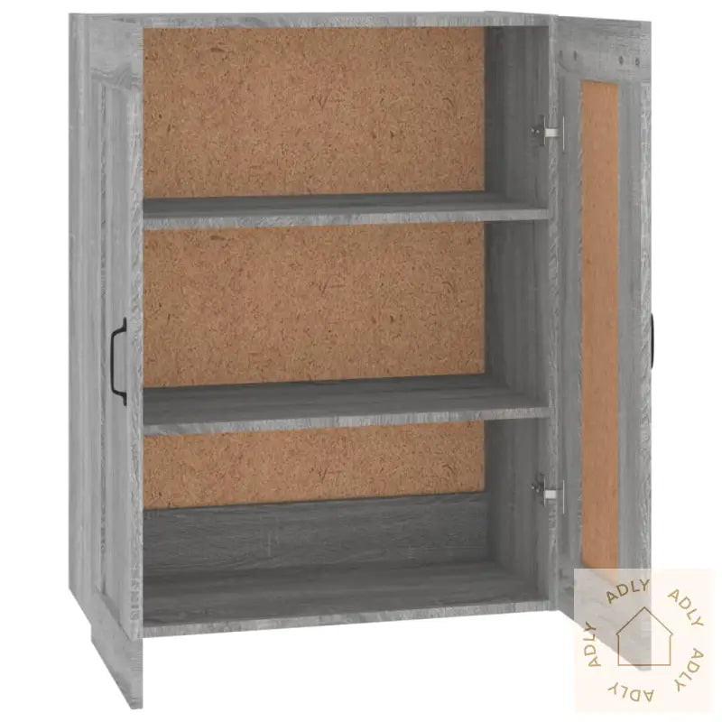 Hengende Veggskap Grå Sonoma 69,5X32,5X90 Cm