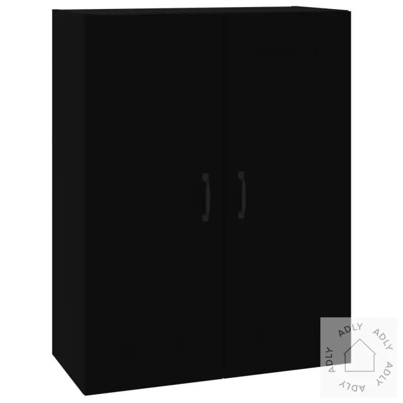 Hengende Veggskap Svart 69,5X32,5X90 Cm