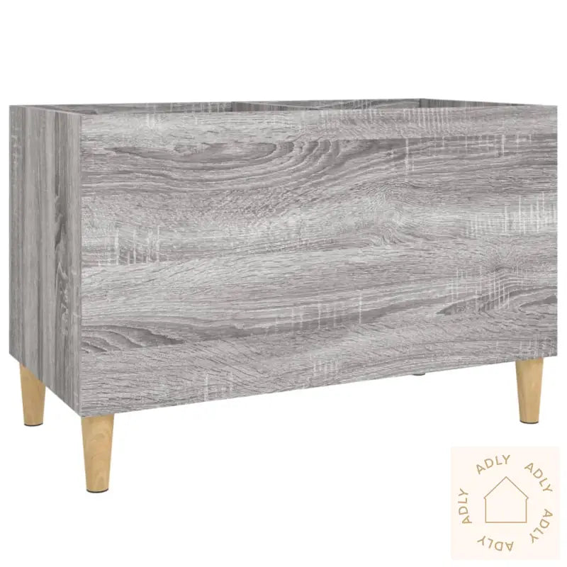 Hifi-Benk Grå Sonoma 74,5X38X48 Cm Konstruert Tre