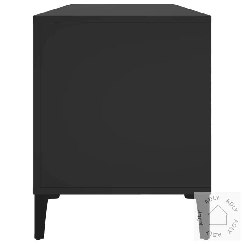 Hifi-Benk Svart 100X38X48 Cm Konstruert Tre