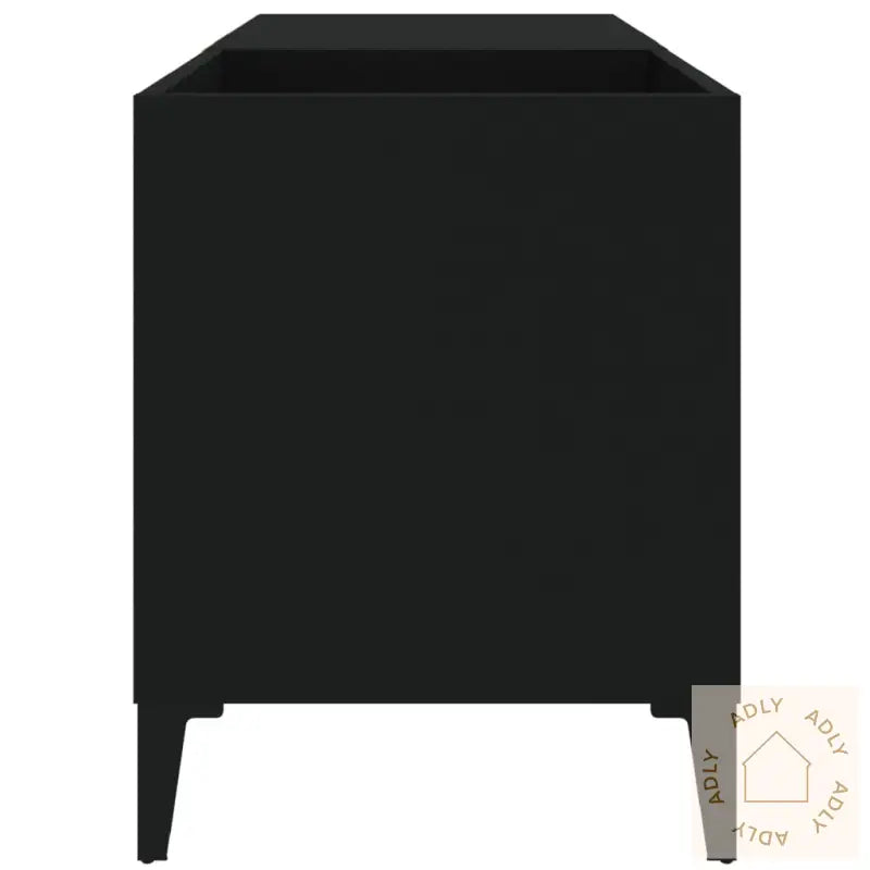 Hifi-Benk Svart 84,5X38X48 Cm Konstruert Tre