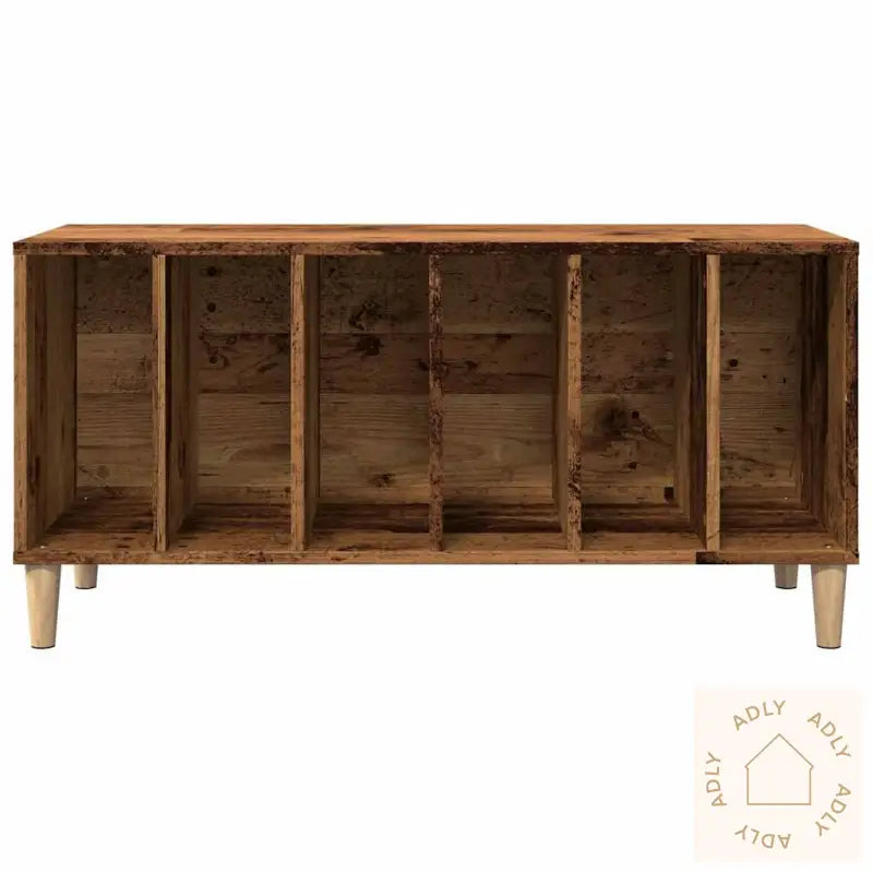 Plateskap Gammelt Tre 100X38X48 Cm Konstruert Tre