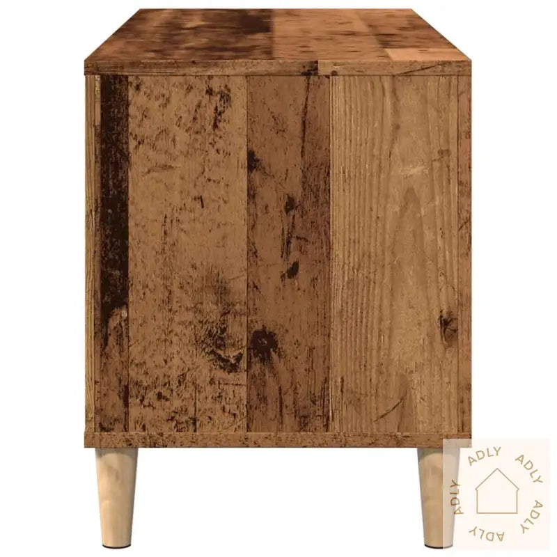 Plateskap Gammelt Tre 100X38X48 Cm Konstruert Tre