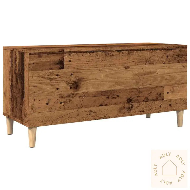 Plateskap Gammelt Tre 100X38X48 Cm Konstruert Tre