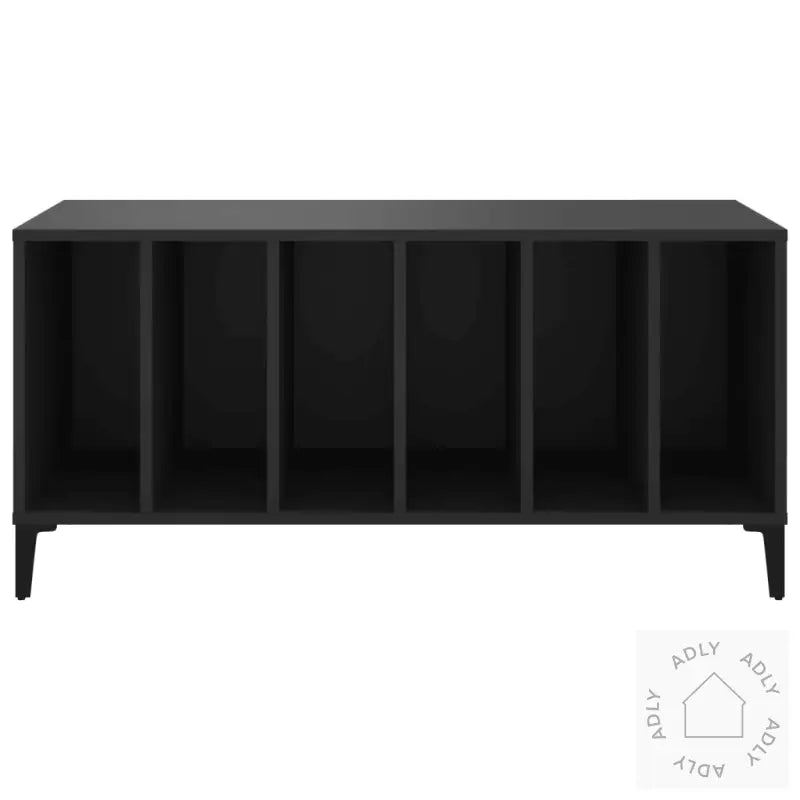 Hifi-Benk Svart 100X38X48 Cm Konstruert Tre
