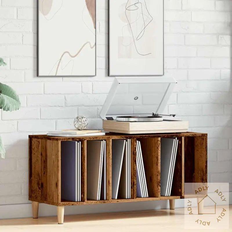 Plateskap Gammelt Tre 100X38X48 Cm Konstruert Tre