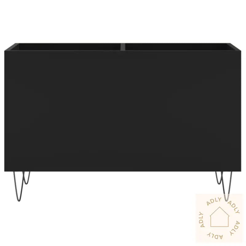 Hifi-Benk Svart 74,5X38X48 Cm Konstruert Tre
