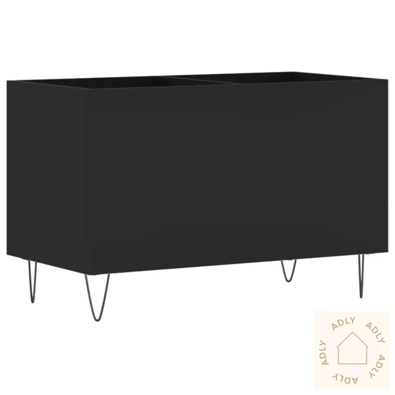 Hifi-Benk Svart 74,5X38X48 Cm Konstruert Tre