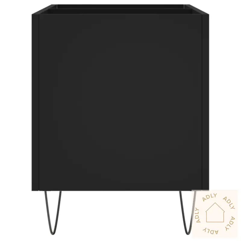 Hifi-Benk Svart 74,5X38X48 Cm Konstruert Tre