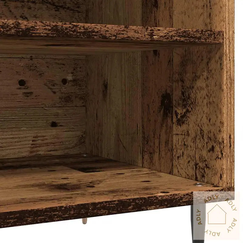 Plateskap Gammelt Tre 84,5X38X48 Cm Konstruert Tre