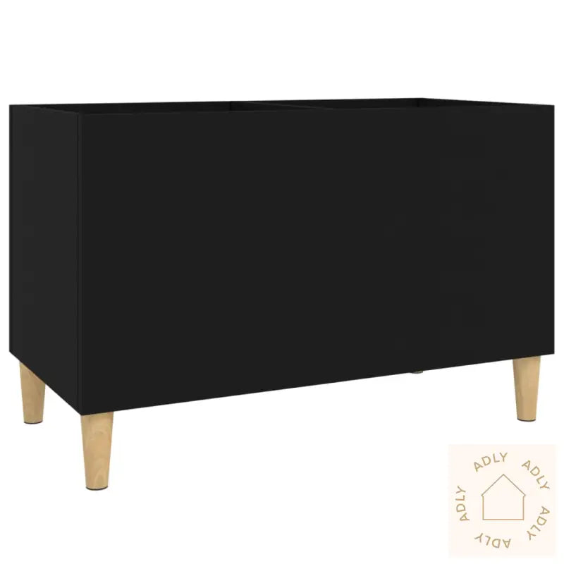 Hifi-Benk Svart 74,5X38X48 Cm Konstruert Tre