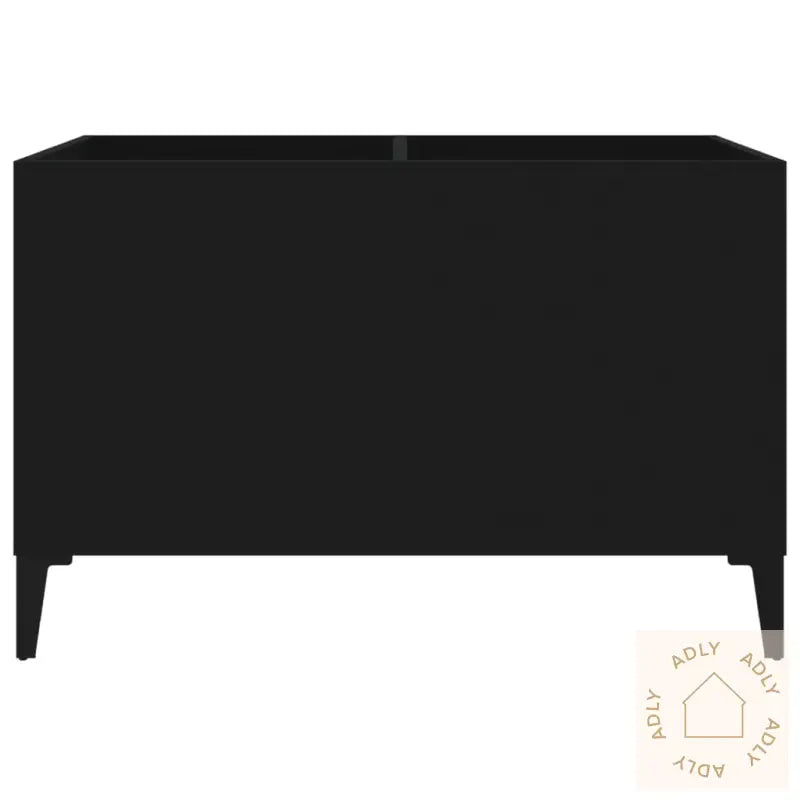 Hifi-Benk Svart 74,5X38X48 Cm Konstruert Tre