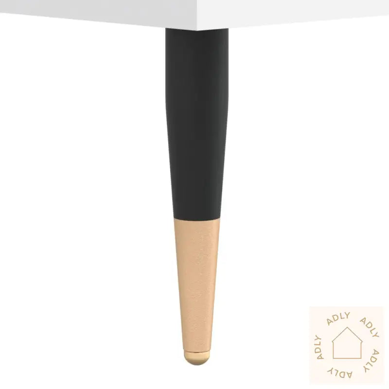 Hifi-Benk Hvit 100X38X48 Cm Konstruert Tre