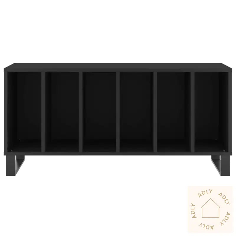 Hifi-Benk Svart 100X38X48 Cm Konstruert Tre