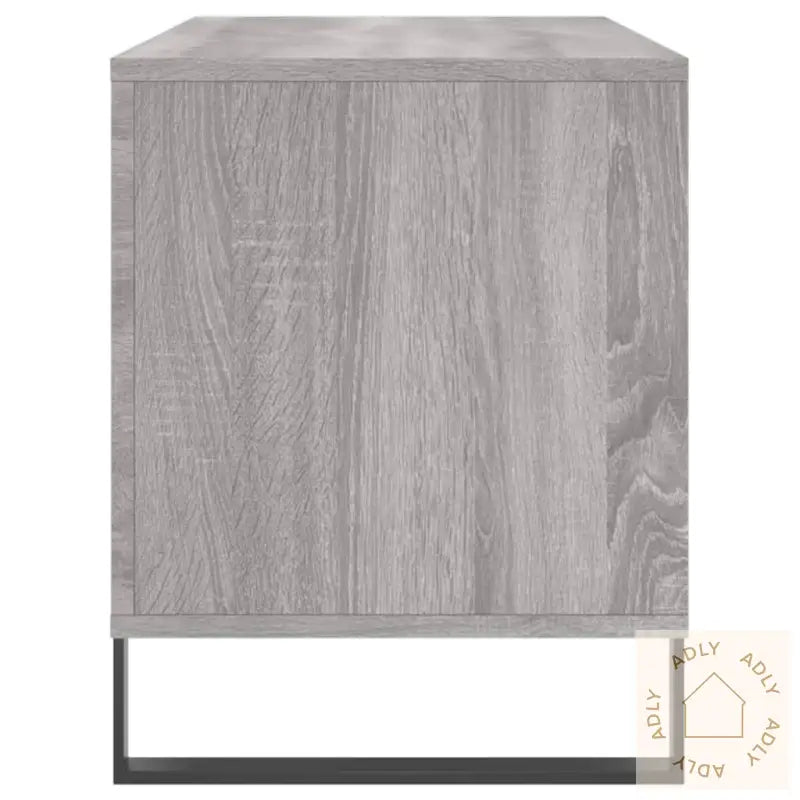 Hifi-Benk Grå Sonoma 100X38X48 Cm Konstruert Tre
