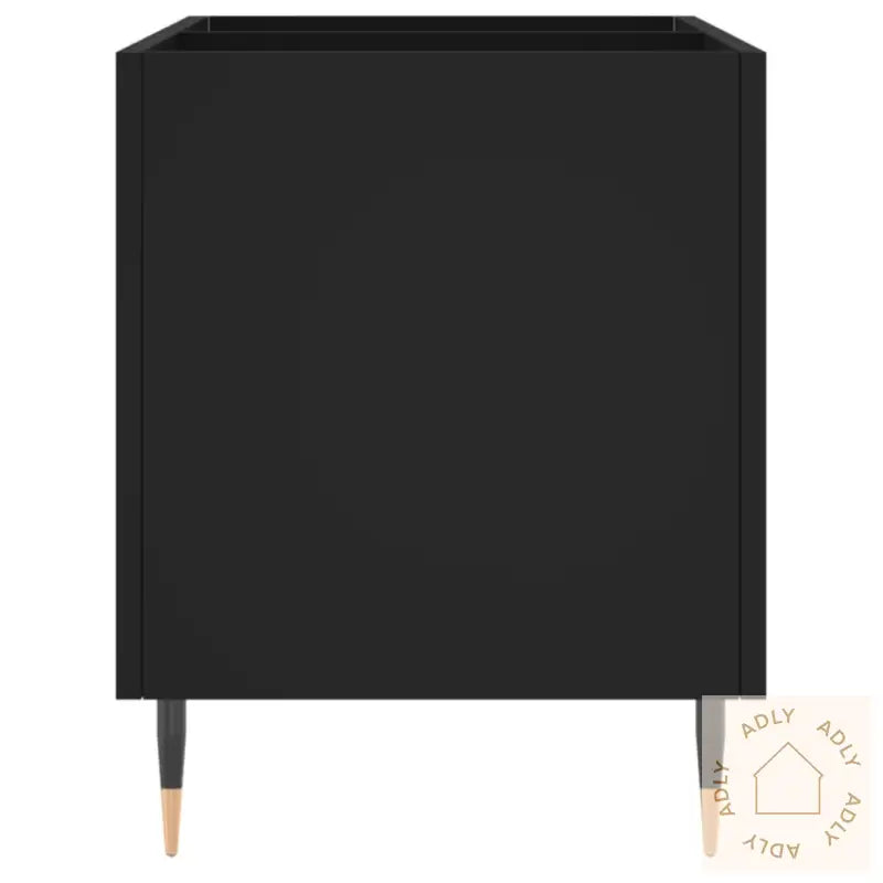 Hifi-Benk Svart 74,5X38X48 Cm Konstruert Tre