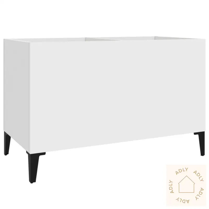Hifi-Benk Hvit 74,5X38X48 Cm Konstruert Tre