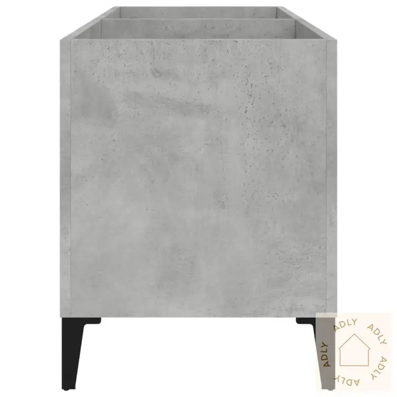 Hifi-Benk Betonggrå 74,5X38X48 Cm Konstruert Tre