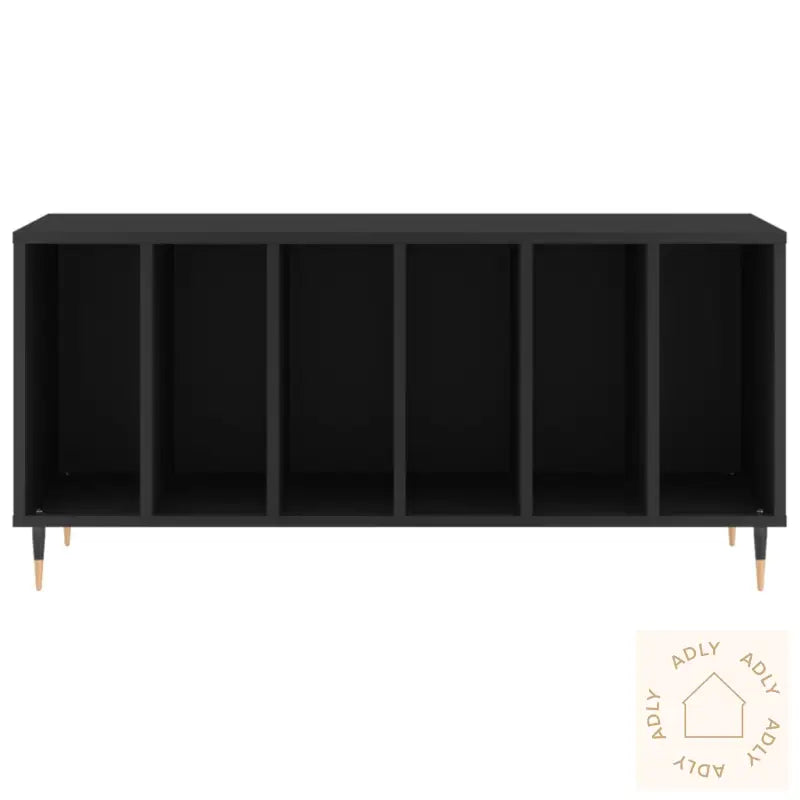 Hifi-Benk Svart 100X38X48 Cm Konstruert Tre