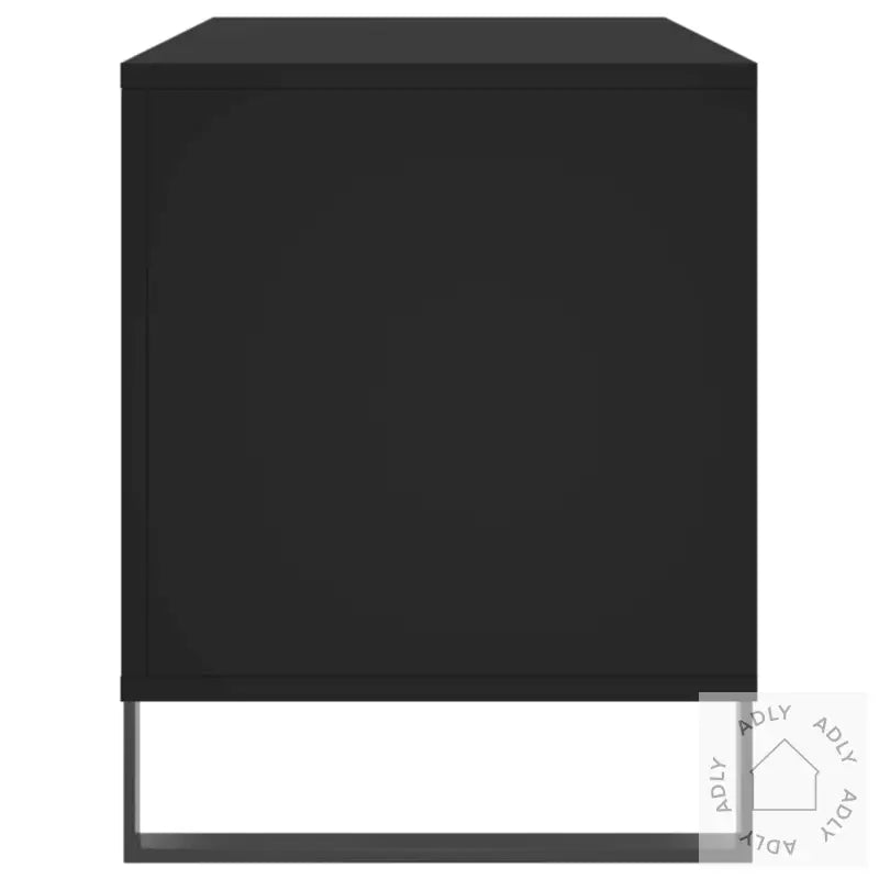 Hifi-Benk Svart 100X38X48 Cm Konstruert Tre