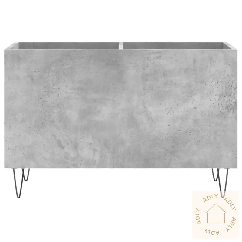 Hifi-Benk Betonggrå 74,5X38X48 Cm Konstruert Tre