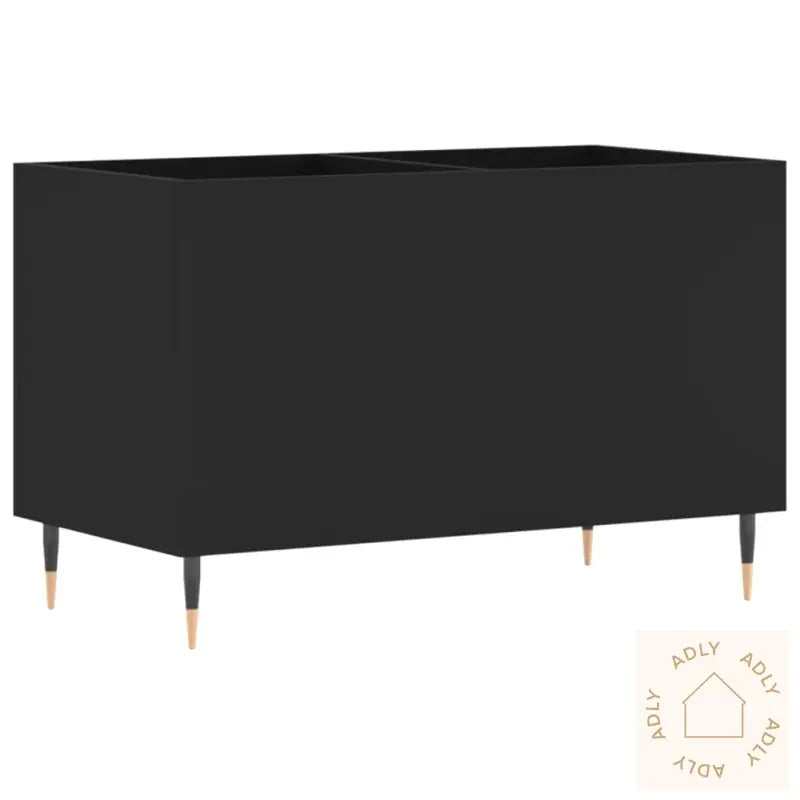 Hifi-Benk Svart 74,5X38X48 Cm Konstruert Tre