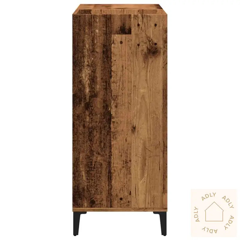 Plateskap Gammelt Tre 84,5X38X89 Cm Konstruert Tre