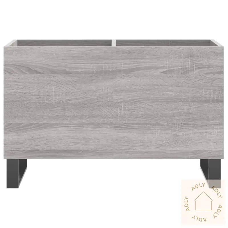 Hifi-Benk Grå Sonoma 74,5X38X48 Cm Konstruert Tre