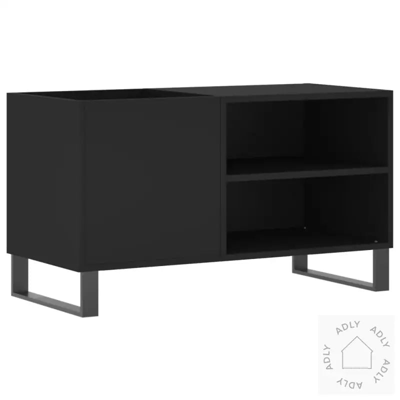 Hifi-Benk Svart 85X38X48 Cm Konstruert Tre