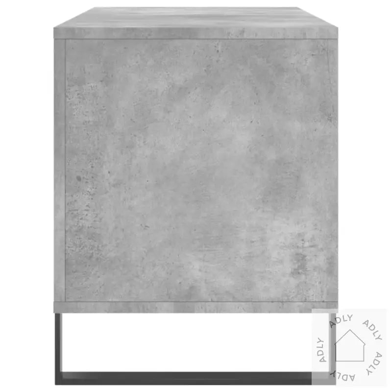 Hifi-Benk Betonggrå 100X38X48 Cm Konstruert Tre