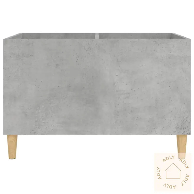 Hifi-Benk Betonggrå 74,5X38X48 Cm Konstruert Tre