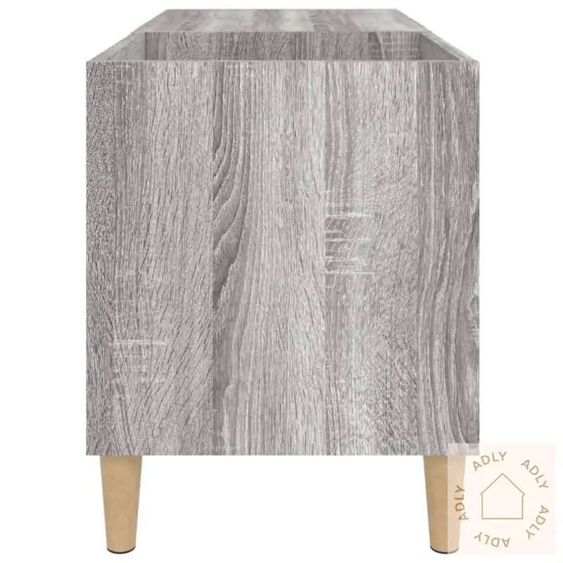 Hifi-Benk Grå Sonoma 84,5X38X48 Cm Konstruert Tre
