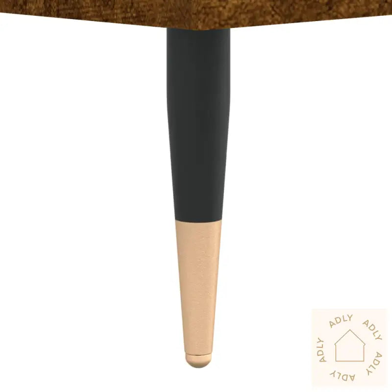 Hifi-Benk Røkt Eik 85X38X48 Cm Konstruert Tre