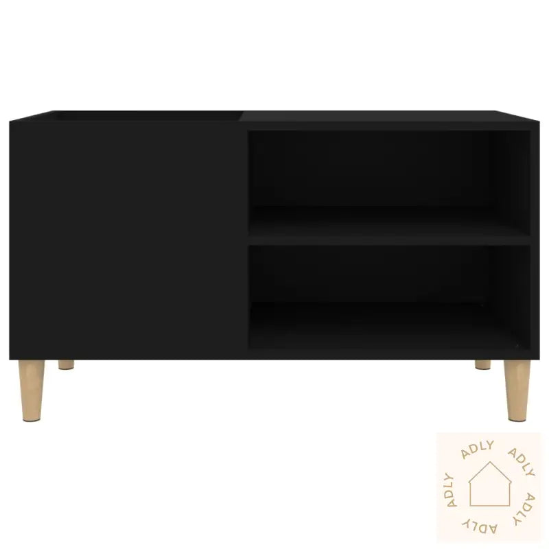 Hifi-Benk Svart 84,5X38X48 Cm Konstruert Tre