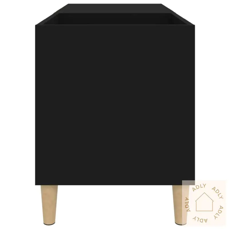 Hifi-Benk Svart 84,5X38X48 Cm Konstruert Tre