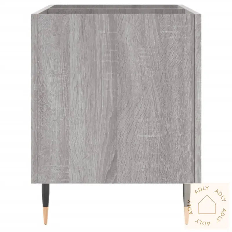 Hifi-Benk Grå Sonoma 74,5X38X48 Cm Konstruert Tre