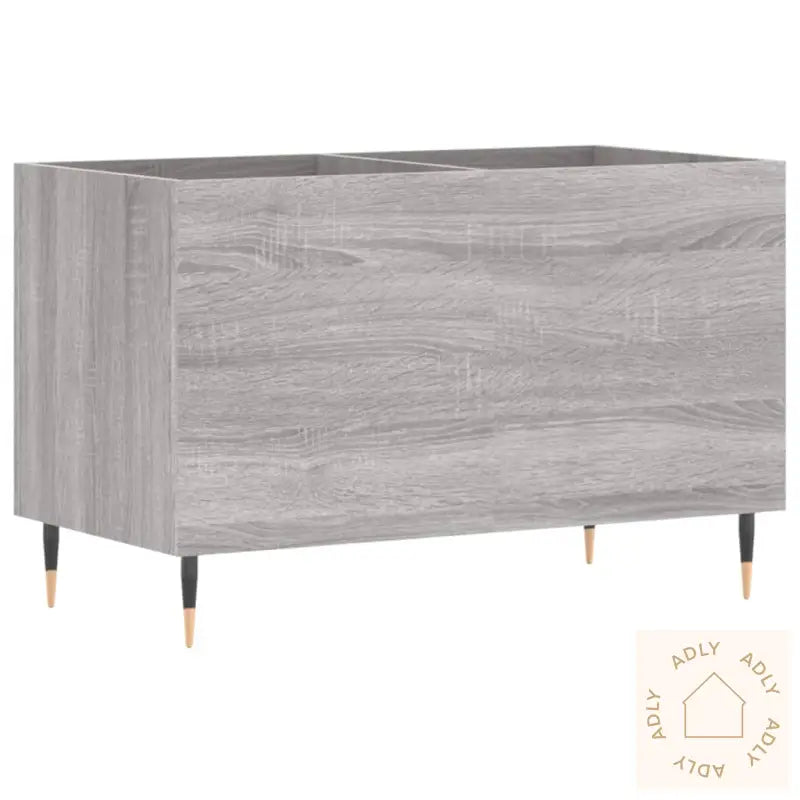 Hifi-Benk Grå Sonoma 74,5X38X48 Cm Konstruert Tre