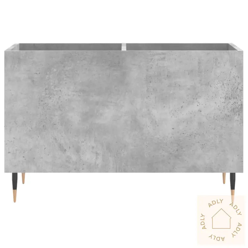Hifi-Benk Betonggrå 74,5X38X48 Cm Konstruert Tre