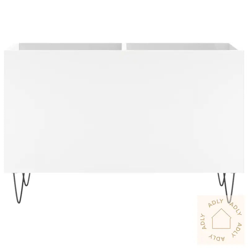 Hifi-Benk Hvit 74,5X38X48 Cm Konstruert Tre