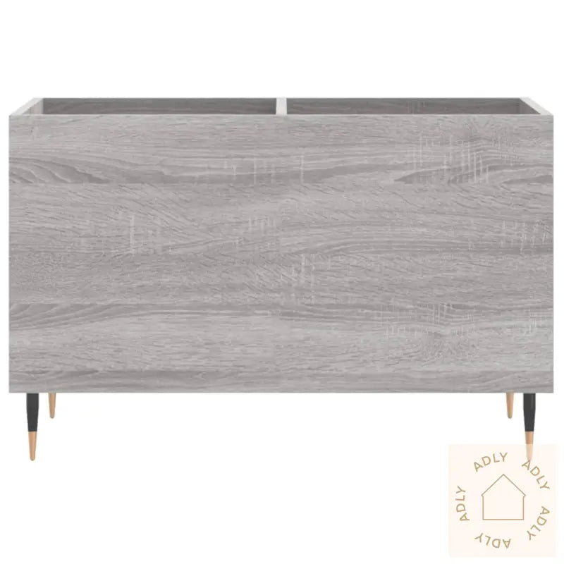 Hifi-Benk Grå Sonoma 74,5X38X48 Cm Konstruert Tre