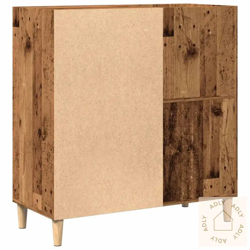 Plateskap Gammelt Tre 84,5X38X89 Cm Konstruert Tre