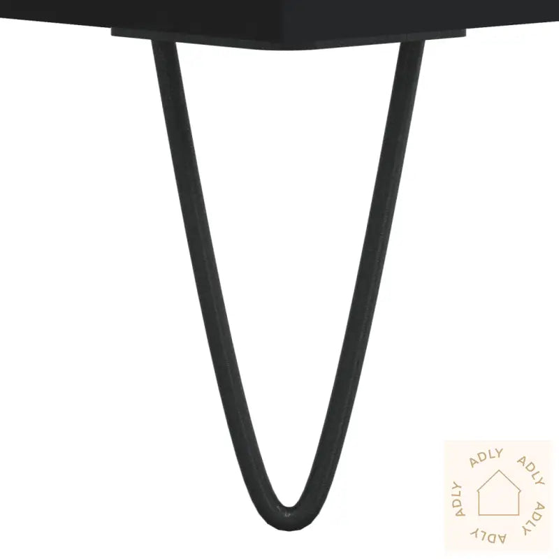 Hifi-Benk Svart 100X38X48 Cm Konstruert Tre