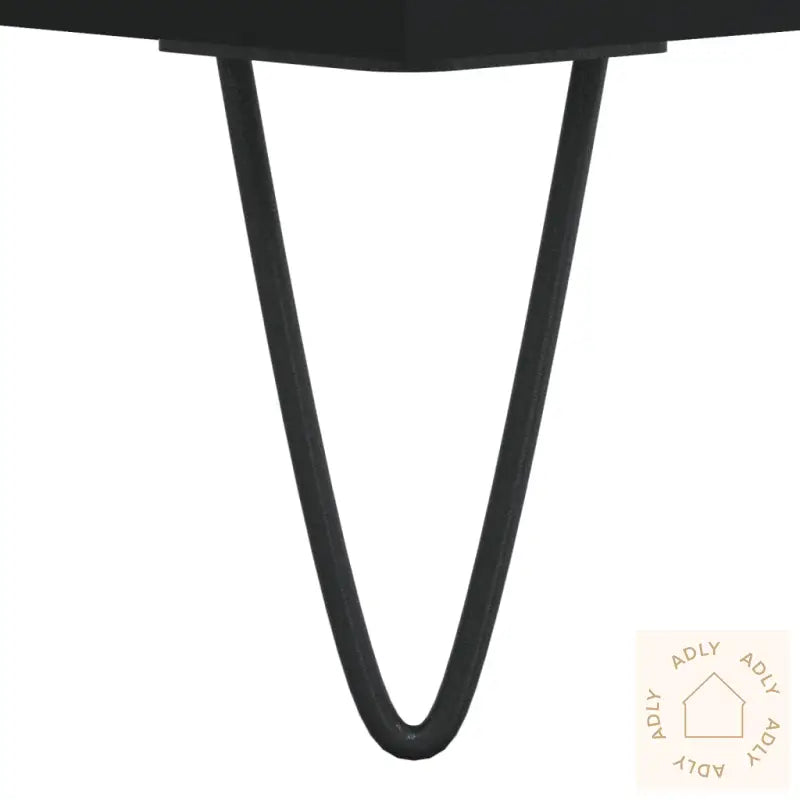 Hifi-Benk Svart 84,5X38X89 Cm Konstruert Tre