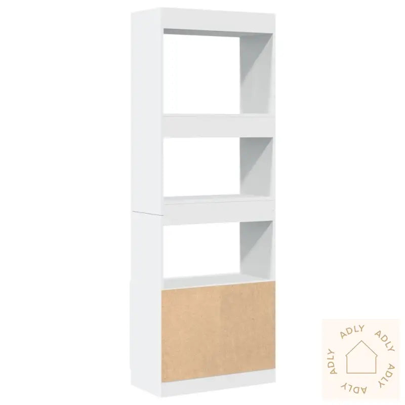 Highboard Hvit 63X33X180 Cm Konstruert Tre